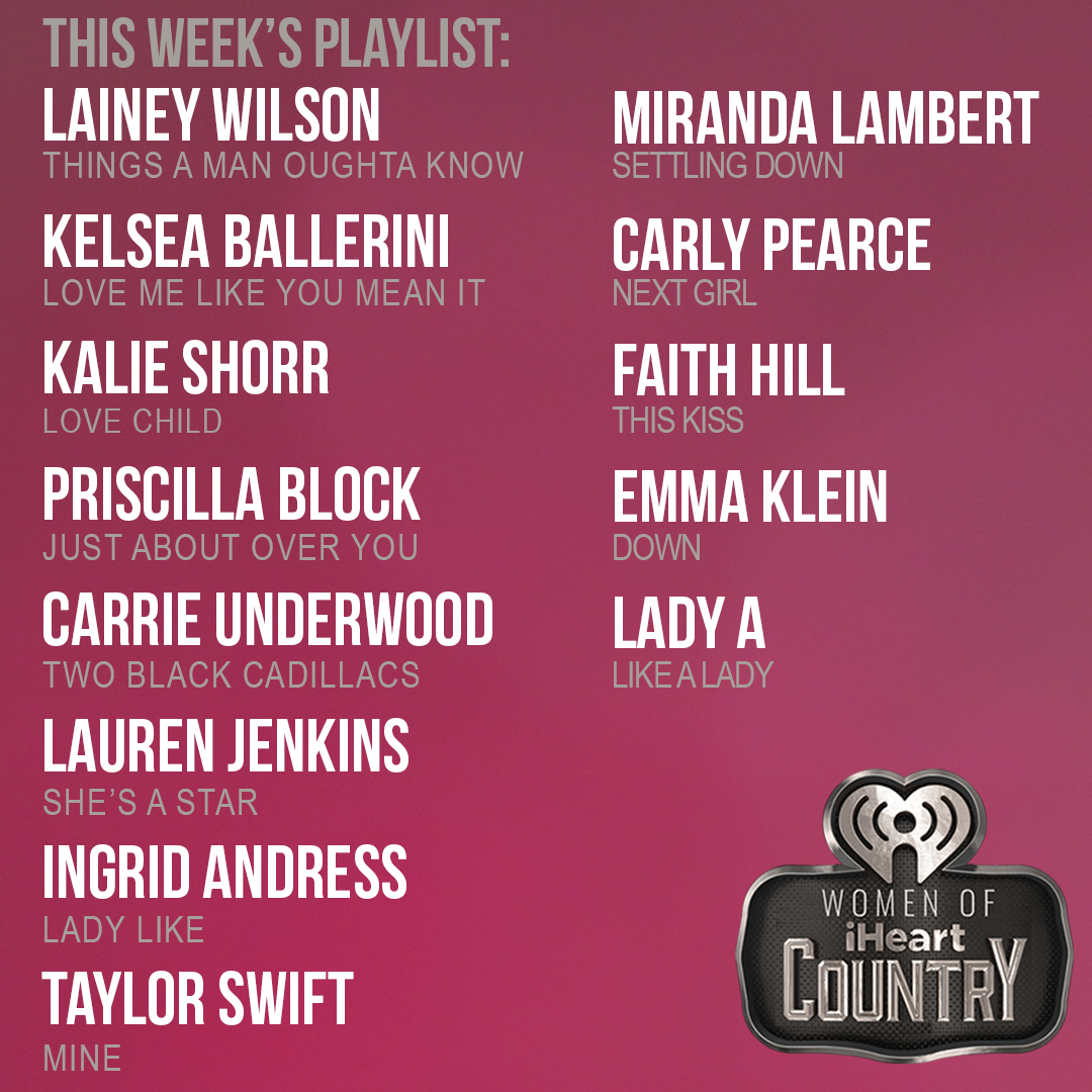 Bobby Bones Show (@bobbybonesshow) on Twitter photo Check out <a href="/FaithHill/">Logan Keyser</a>, <a href="/Lauren_Jenkins/">Lauren Jenkins</a>, <a href="/kalieshorr/">Kalie Shorr</a> and all of these #WomenOfiHeartCountry on the show this weekend! 🤩
Listen live: iheart.com/live/women-of-… Check out <a href="/FaithHill/">Logan Keyser</a>, <a href="/Lauren_Jenkins/">Lauren Jenkins</a>, <a href="/kalieshorr/">Kalie Shorr</a> and all of these #WomenOfiHeartCountry on the show this weekend! 🤩
Listen live: iheart.com/live/women-of-…