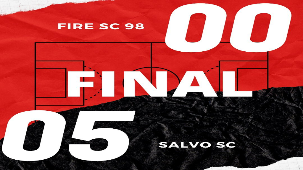 Fire SC 98 (@firesc98) on Twitter photo Fire SC 98 fall to the host <a href="/SalvoWPSL/">Salvo Women’s Premier Soccer League</a> in their season finale #WPSL Fire SC 98 fall to the host <a href="/SalvoWPSL/">Salvo Women’s Premier Soccer League</a> in their season finale #WPSL