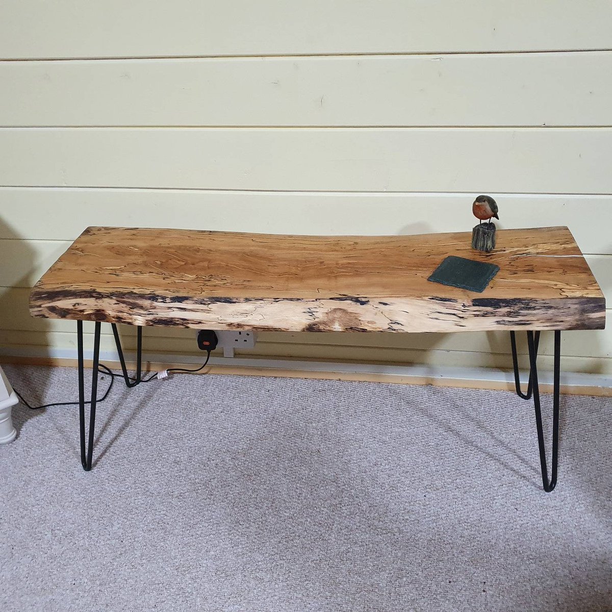 BarnMiddle's tweet photo. Spalted Beech coffee table https://t.co/O9did6wAOb #HandmadeTable https://t.co/OYJM4zFFqL