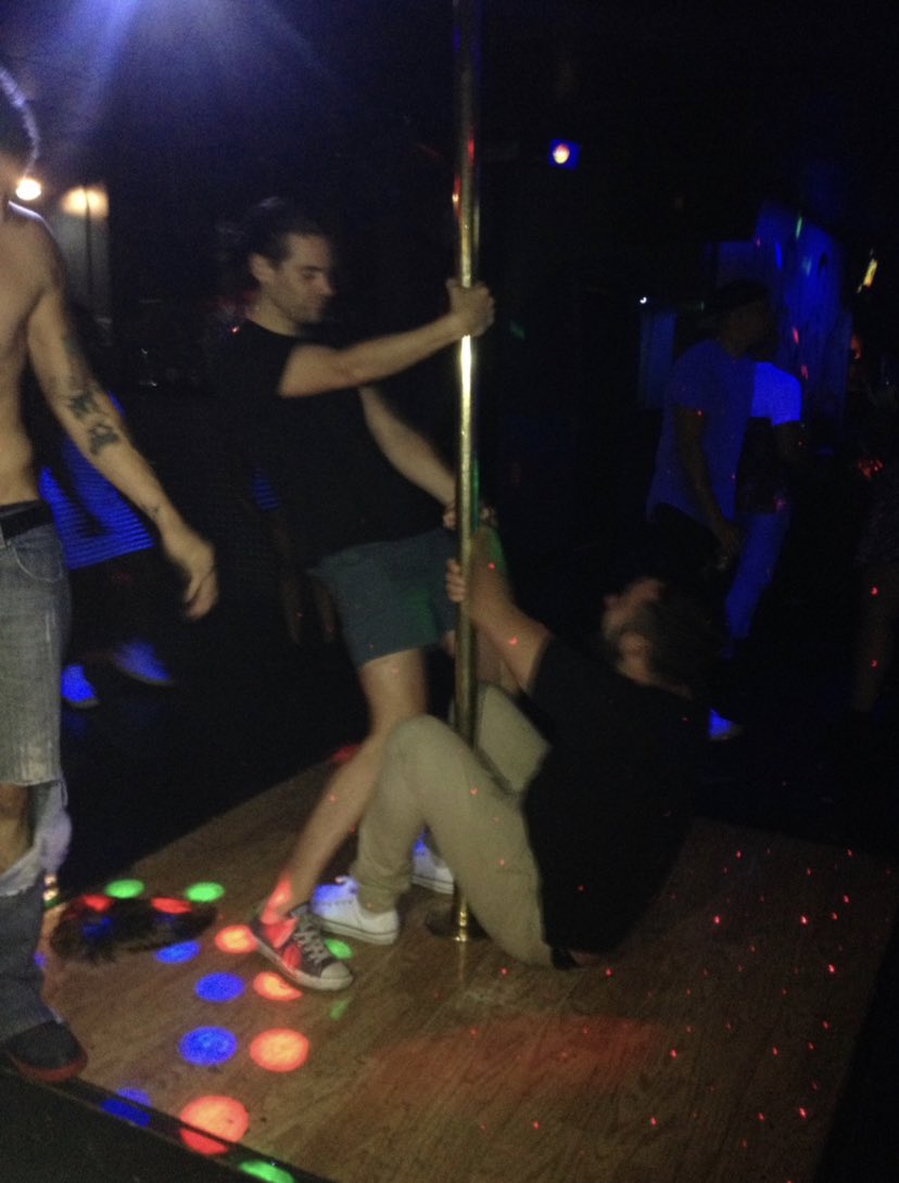 Happy Birthday to my bestie, Dean. Here we are performing to Fiona Apple s Criminal while channeling Jennifer Lopez. 