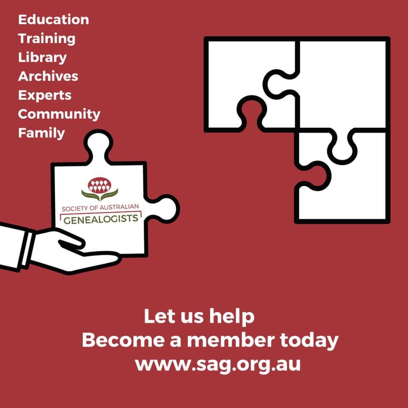 Society of Australian Genealogists tweet media
