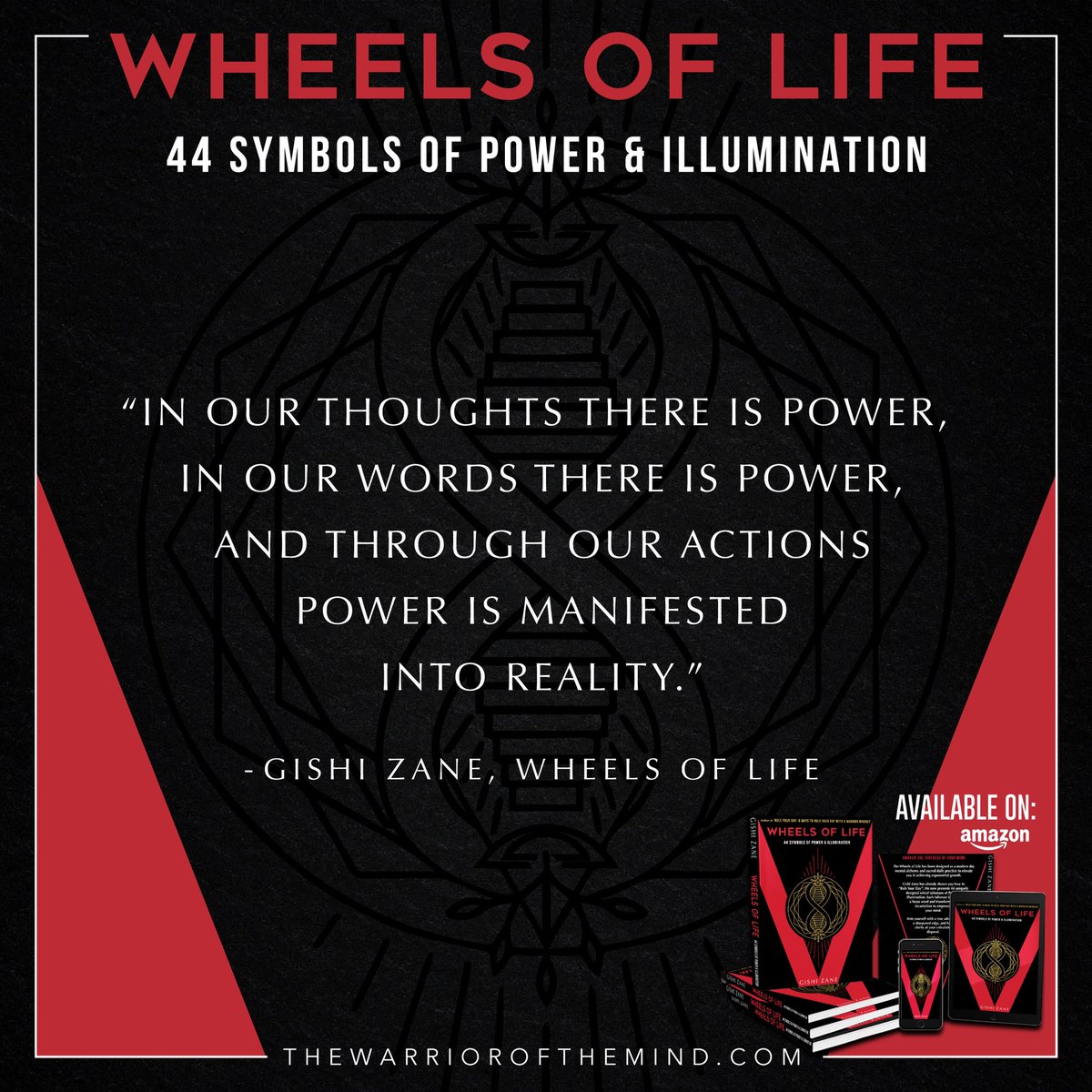 warriorofthemnd's tweet photo. NEW BOOK!! Order โWHEELS OF LIFE: 44 Symbols of Power & Illuminationโ on Amazon today! ๐๐๐
https://t.co/HupzrcknMeโฆ
Awaken the fortress of your mind and reveal the wheels to your destiny.
All Rights Reserved ยฉ๏ธ 2021 Wheels of Life
#wheels #wheelsoflife https://t.co/z4MnpyeO32