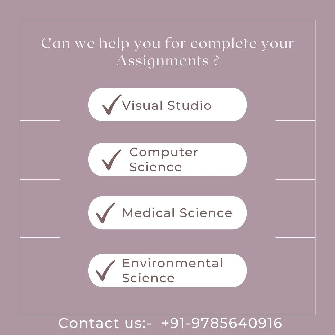 rushi66815619's tweet image. Whenever you need assistance in your assignment 
Plzz Let me Know at 
Mail id- assignmentsquality4u@gmail.com
Contact no. – +91 9785640916
#assignments
#assignmentshelpers
#thesiswriting
#assignmentsmaker
#assignmentsquality
#researchpaper
#casestudy
#essaywriting
#dissertation