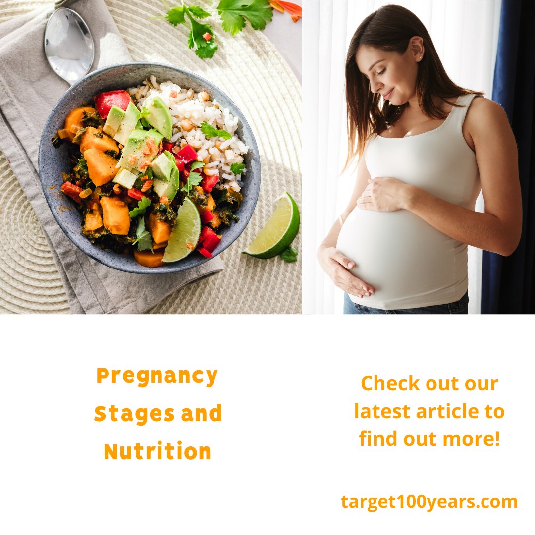 #pregnancystagesandnutrition #pregnancystages #pregnancydietaryguidelines #PregnancyTerm #pregnancydiet Check out our latest article to find out more target100years.com/pregnancy-stag…