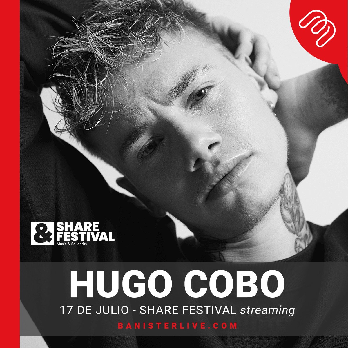 Os recordamos que la venta de entradas de streaming estará abierta hasta el momento en el que empiece el concierto 🔥🎟️ ¿Cuántos de vosotros los seguirá por <a href="/Banister_live/">Banister Live</a>? ❤️

EvaB 👉🏻 banisterlive.com/concerts/181 
<a href="/xhugocobox/">COBO</a> 👉🏻 banisterlive.com/concerts/180