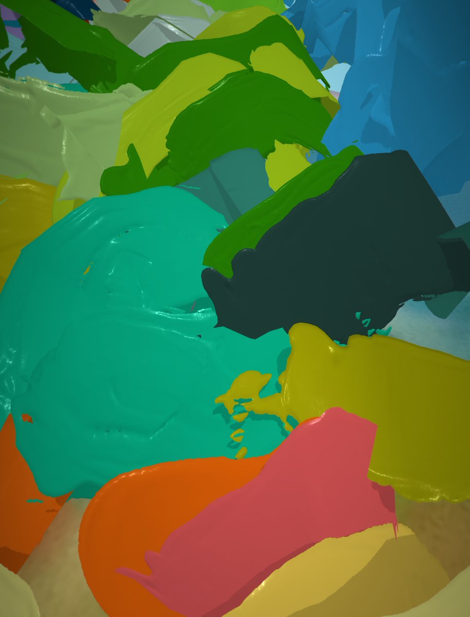 _AlisonGoodyear's tweet photo. A still from my film on show in 'Absent Authors’ #slowpainting @APTGallery London, on till 1st August. Curated by @studiofitz supported by 
@ace_national #AbsentAuthorsAPT #APTgallery #Deptford #LondonArt #ACEsupported #paint #digitalpainting  #AlisonGoodyear #vrpainting #abvr https://t.co/cZUC0SOuE8