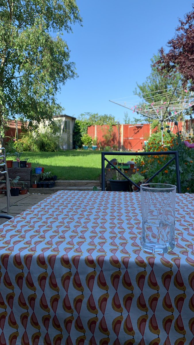 Turns out you can’t sleep in if your still wired. At least it’s a lovely, slightly slower morning than usual.