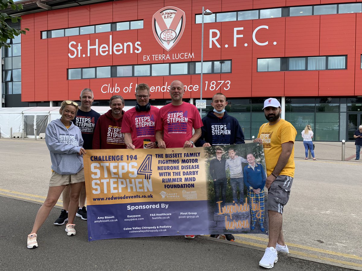 Redsmail's tweet photo. #Steps4Stephen. Looks like Andy @HarryHbiss & @BissettScott will pass £11000 raised for @DarbyRimmerMND with what we know is coming in offline. Fantastic effort Every £10 donated flyers a ticket in a draw for one of these matchworn shirts too. Still time! https://t.co/Qc7S3cocqF https://t.co/91waD1P3G0