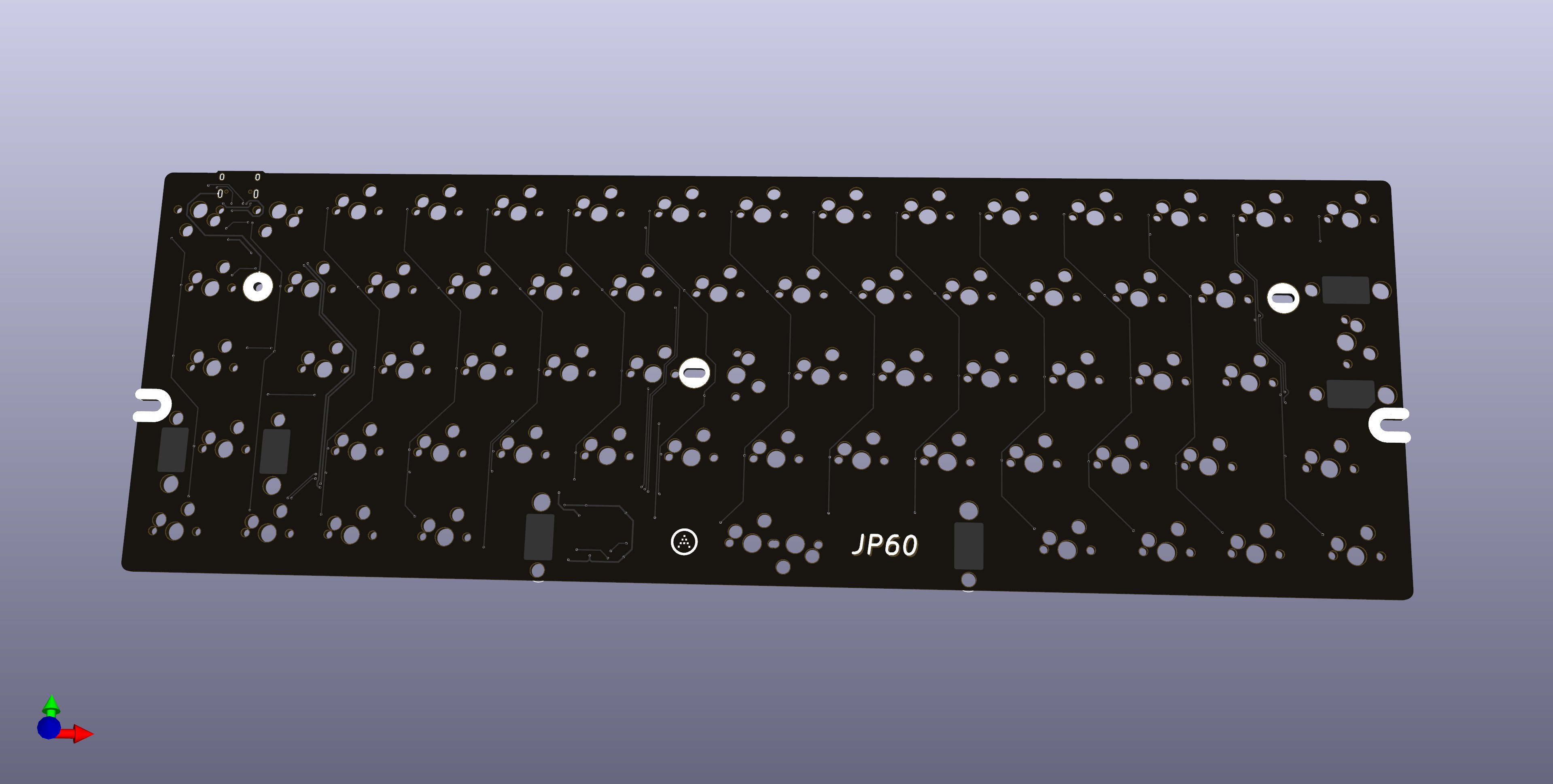 HE60 PCB 自作キーボード GH60 互換 磁気 HE60 PCB 自作キーボード GH60 互換 磁気 2025年最新】gh60