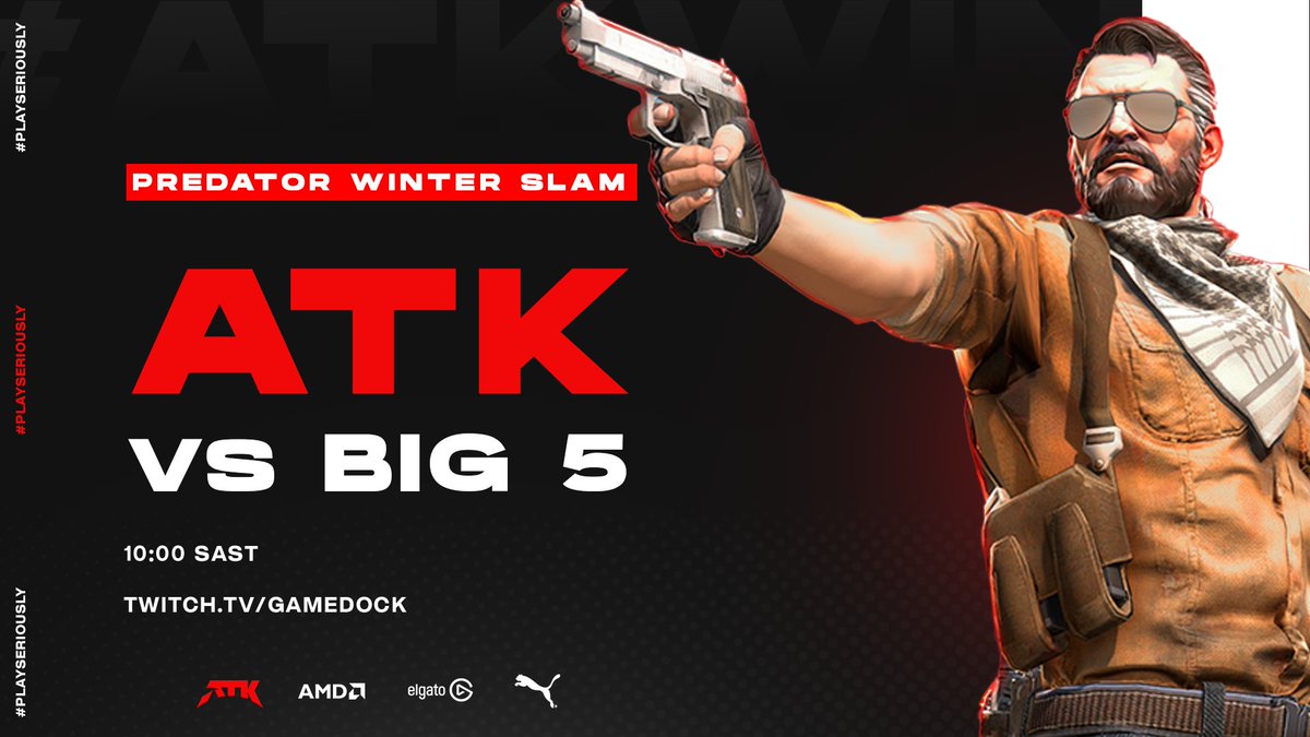 Our #CSGO Squad is back and it's time to shake off the rust! They will be facing <a href="/Big5Esports/">Big 5 Esports 🦁</a> for the 1st match of the day in the <a href="/PredatorAfrica/">Predator Gaming ZA</a> Winter Slam Championship Stage.🔥

 Is this a dream?👀

🔴Twitch.tv/gamedock
⏰10:00

#PlaySeriously