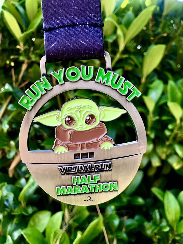 RunningSoloUK's tweet photo. #RunYouMust
Run for Yoda this weekend 💪
Run, walk, swim or cycle a the distance of a half marathon and earn this medal 🏅
https://t.co/JsuZnATLEe
*distance doesn’t need to be completed in one go !
#running #runningsolouk #runningsolo #virtualrunning #starwarsrun https://t.co/TlJA5tmgho