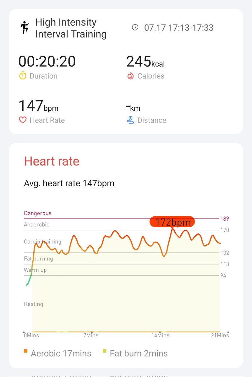 Day 3 <a href="/Mobvoi_Official/">Mobvoi_Official</a> #hiitchallengewithTicWatchE3