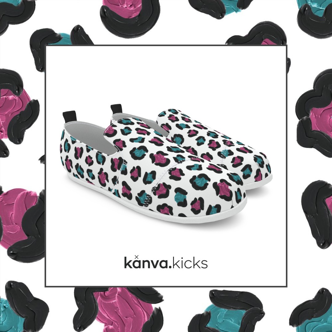Daniel_Bevis's tweet photo. Groove onto Summer's dancefloor with my Electro Pop Leopard Print at my @kanvakicks store ✨🐆

https://t.co/fyhLrvnKKk

Eco-friendly shoes now shipping worldwide!

#retro #pop #electropop #leopardprint #summervibes #ecoshoes #shoes #footwear #SaturdayNight #shopindie #kanvakicks https://t.co/Rm9gq3sK0n