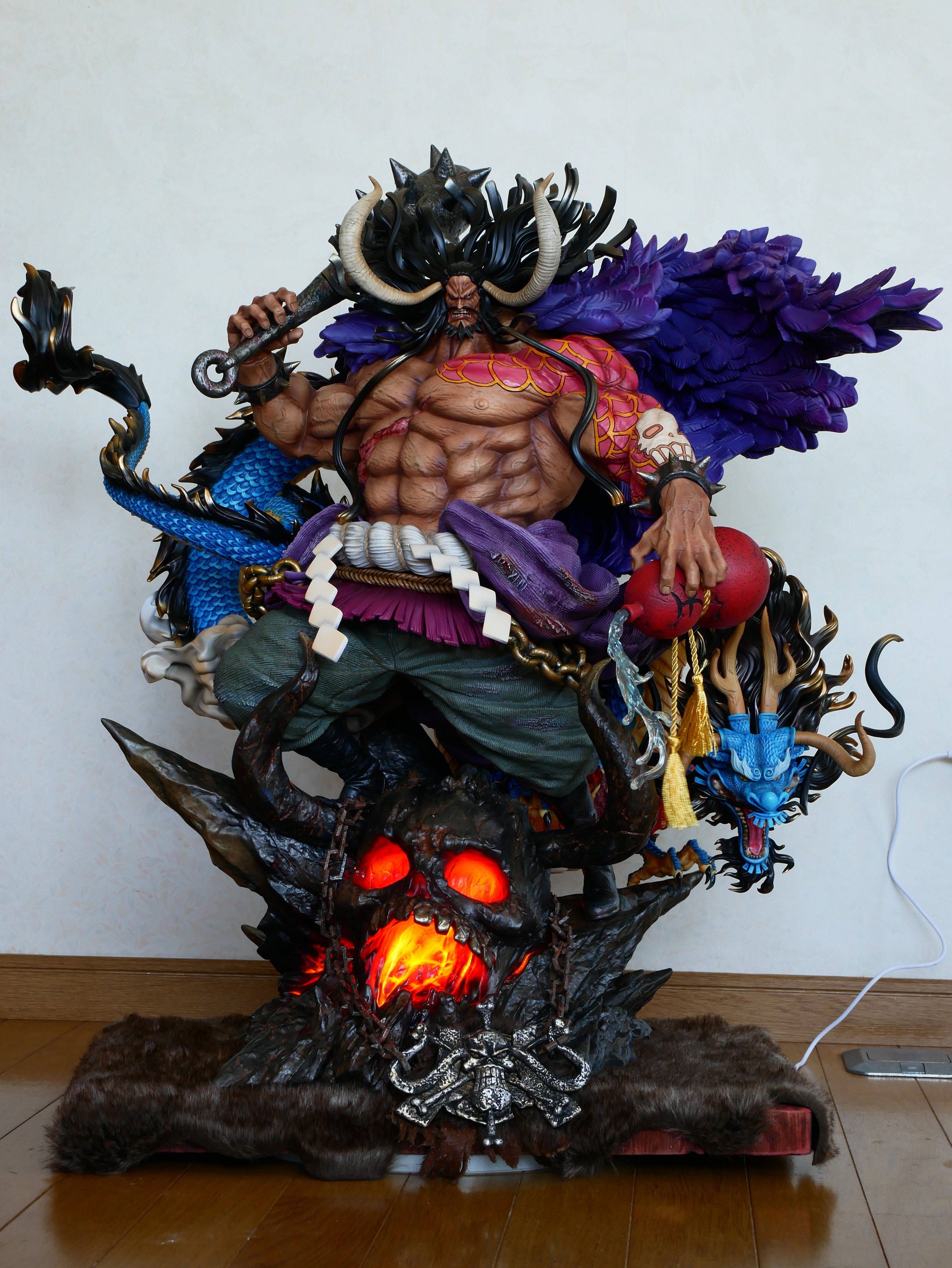 ワンピース ジメイパレス カイドウ ライセンス樹脂製スタチュー