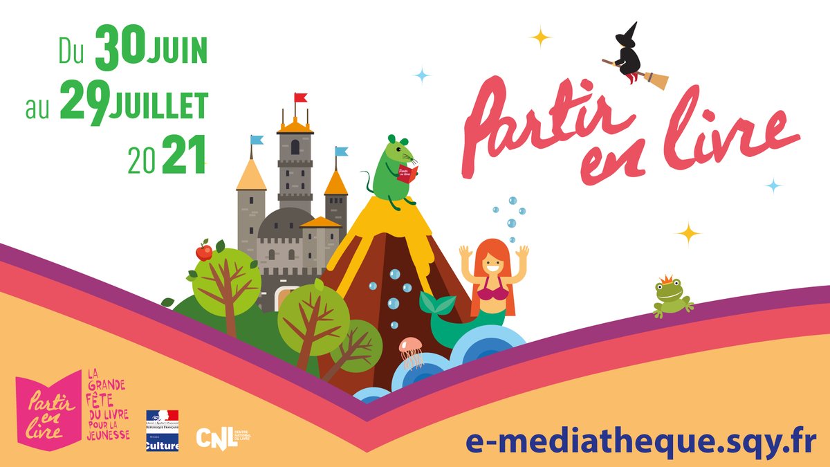 sqy's tweet photo. Ce samedi, vivez un après-midi sous le signe d'Abracadabra à #SQY ✨
Avec #PartirEnlivre, profitez d'atelier dessin, d'histoires et de quiz magiques et fantastiques 🧚♀️
Le programme complet ➡ https://t.co/BfXSUf3ZJ7
#sortiràSQY #médiathèquesSQY #cultureasqy #DestinationSQY https://t.co/Vmt7FWx89g