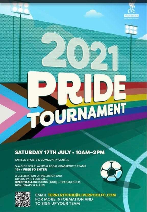 Today we have 2 teams participating in the @LFCFoundation Pride 2021 5-a-side tournament. #InclusionFootball Thanks for the continued support from @BJCSolicitors & @AmphibianAUK
