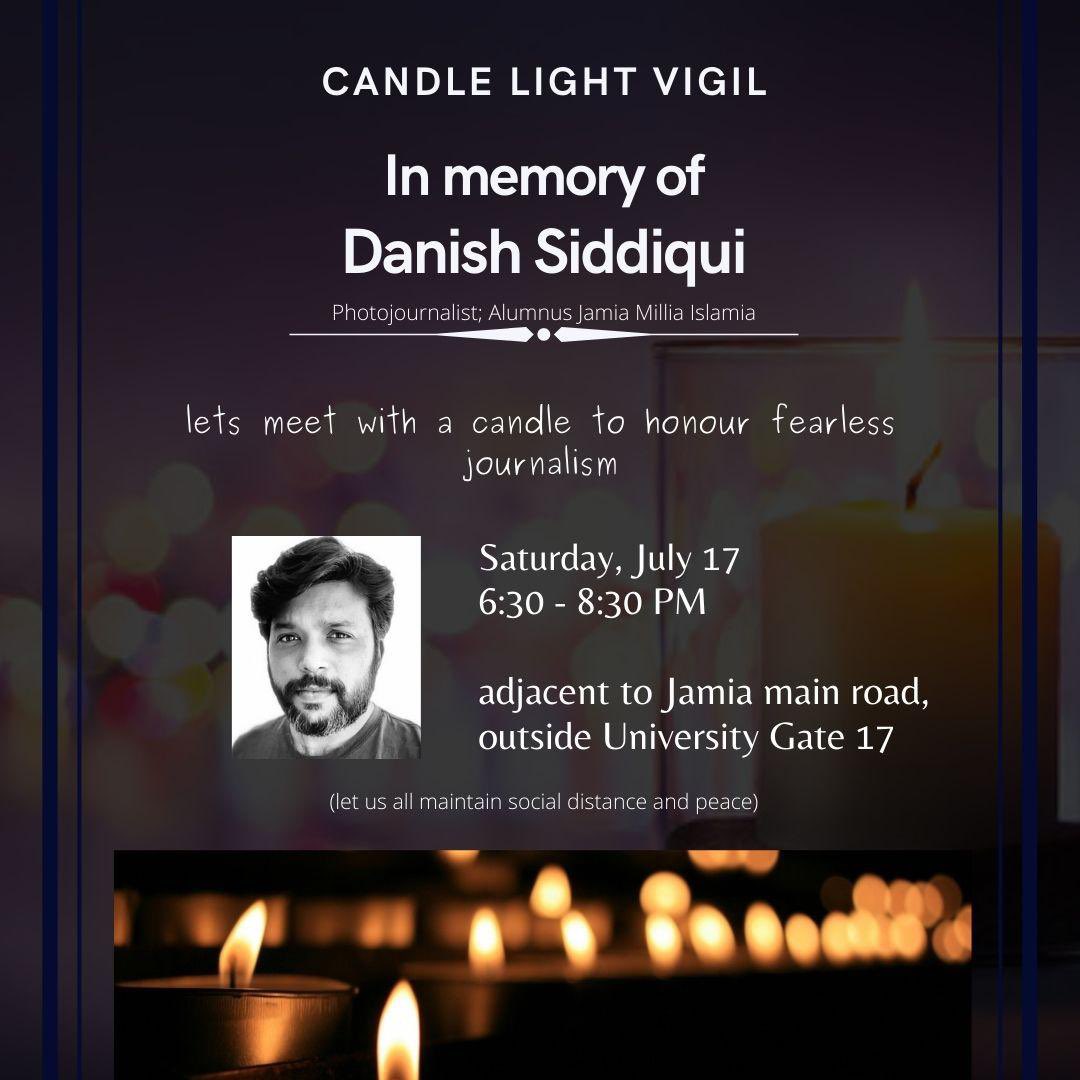 In the memory of #DanishSiddiqui