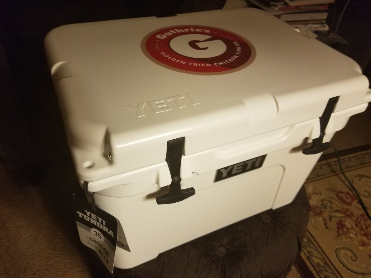 Walter Sachs (@waltersachs2) on Twitter photo <a href="/DoubleFriesPod/">Double Fries No Slaw</a> <a href="/GuthriesChicken/">Guthrie's Chicken</a> Picked up the sweet YETI Tundra today when I was snacking on a Gut Box, DFNS! Looking forward to many tailgates and beach time with <a href="/GuthriesChicken/">Guthrie's Chicken</a> Cooler keeping things cold, thanks again! <a href="/DoubleFriesPod/">Double Fries No Slaw</a> <a href="/GuthriesChicken/">Guthrie's Chicken</a> Picked up the sweet YETI Tundra today when I was snacking on a Gut Box, DFNS! Looking forward to many tailgates and beach time with <a href="/GuthriesChicken/">Guthrie's Chicken</a> Cooler keeping things cold, thanks again!