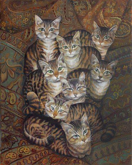 literatura_rte's tweet photo. Nelly Tsenova - cats https://t.co/Nu564v3Dzu