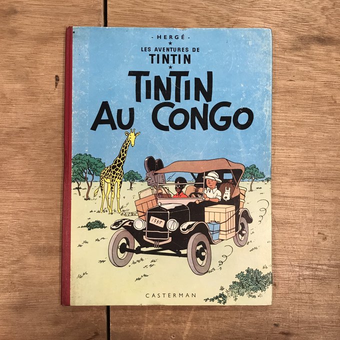 タンタンのコンゴ探検🇨🇩 1962年 | 古本屋 一日 さんのマンガ タンタンのコンゴ探検🇨🇩 1962年 | 古本屋 一日 さんのマンガ