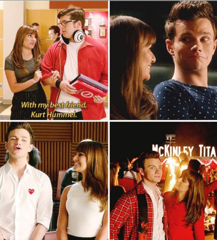 With my best friend Kurt Hummel.