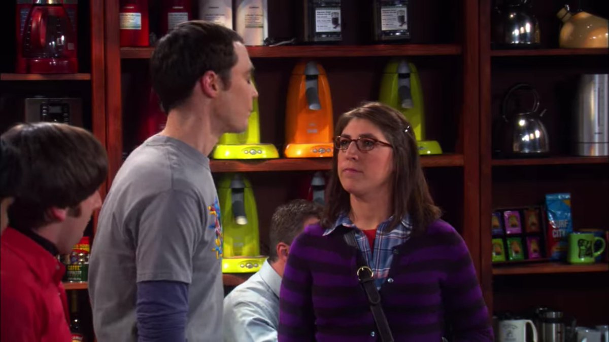 shamyarchives's tweet photo. sheldon and amy in the cafe that they met 9 years later. https://t.co/AmkMTKyrZK