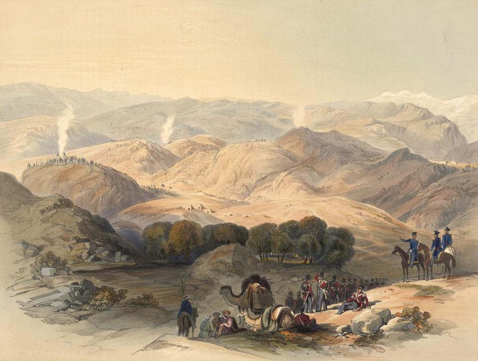 TheRestIsHist's tweet photo. #S2Ep10 As The British and their retinues (mostly luckless Indian soldiers and camp followers) retreated from Kabul, they were picked off pass by pass. https://t.co/gYdaeSGt2I