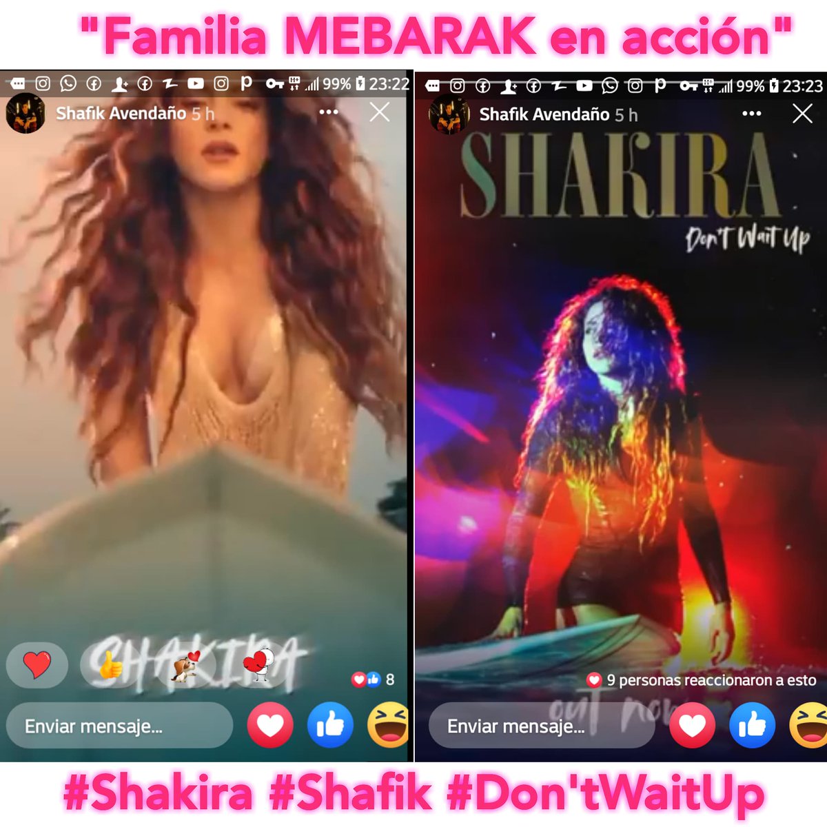 CubaShakFANCLUB's tweet photo. " @shakira "
" #DontWaitUp "
@ShafikMebarak comparte el nuevo single de su tía @shakira!!! Orgullo MEBARAK!!! Orgullo para CubaShak FAN CLUB!!!
https://t.co/yf1GdQSB0G
#Shakira
#DonWaitUp
#shafik
#CubaShakFANCLUB https://t.co/clAnVCIPl0