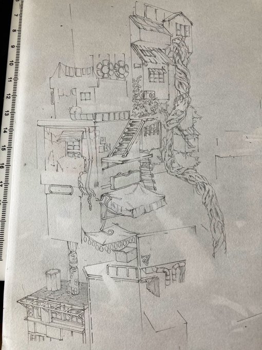 次の絵、アナログから描き起こそうと奮闘中 