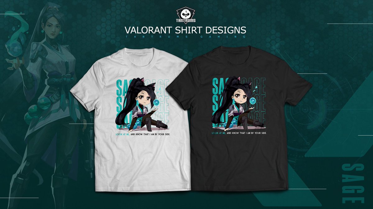 MingyawPH's tweet photo. 3 Valorant Shirts Chibi Series are now available! Just kindly pm me or in my fb. 🥰 #Jett #Sage #Viper #Chibis https://t.co/b08P0U8oFJ