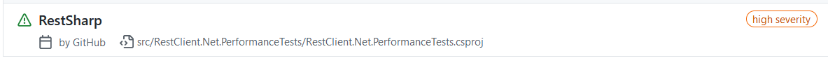 CFDevelop's tweet photo. Wow, so #RestSharp is now a security threat? Might wanna try RestClient .Net
PS: I just used it for performance comparison...
https://t.co/mkKsnlUNx9 https://t.co/XYI098R2Jp