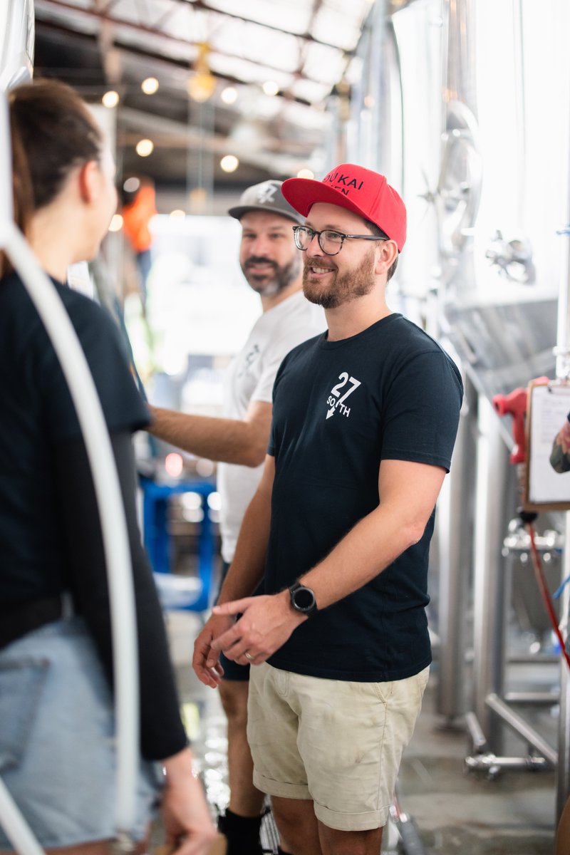 brewoomba's tweet photo. The boys from 27 South Brewing have a long history with #Brewoomba ...their first-ever commercial brew was an American Porter that so impressed the Brewoomba 2017 homebrew comp judges that it was brewed at @4brothersbrew  &amp; poured at the festival that year... https://t.co/IRkbpiJ7bv