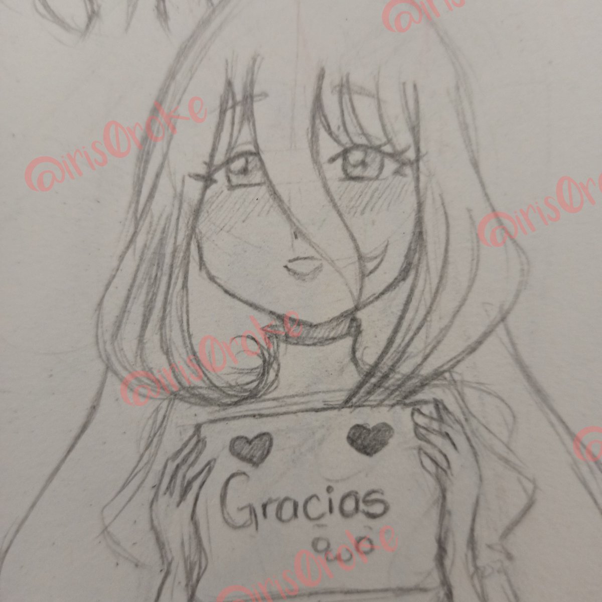iris0lumina's tweet photo. Este pequeño dibujo es para agradecer su gran apoyo ❤️, en verdad muchas gracias #vtuber #dibujosalapiz #boceto #graciasatodos #selesquieremucho #iris0roke https://t.co/my9SQi4D3q