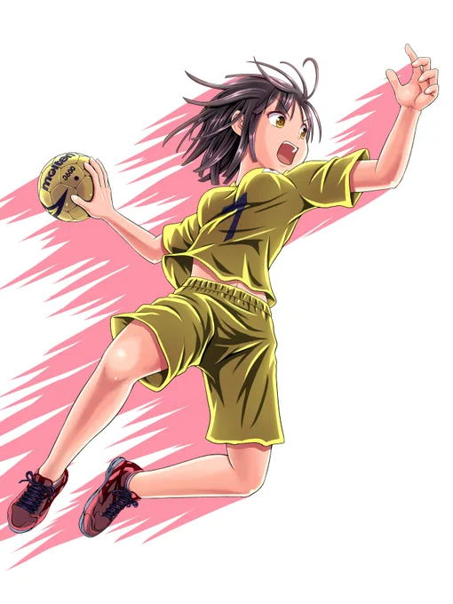 自分が描いた漫画のキャラに代表っぽいユニフォーム着せてみましたその2あと、自分の描いたハンドボール漫画がリツイート数を競うトーナメントに参加しているので、そちらもぜひ見ていただけると嬉しいです(自分のプロフィールの固定されたツイートからいけます) 