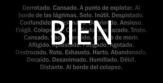 creo que no me reconoce me quiero morir