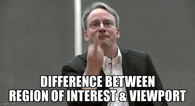 overflow_meme's tweet image. Difference between region of interest &amp;amp; viewport stackoverflow.com/questions/6841… #viewport #httpstreaming #roi #360virtualreality #videostreaming