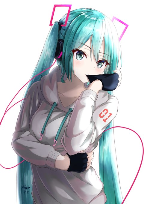 ヘッドホンのtwitterイラスト作品