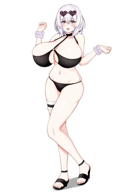 シリアス水着全身verです
#碧蓝航线
#AzureLane https://t.co/2XFki3g3Ds 