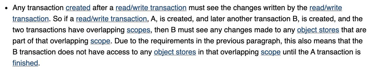 schneidmaster's tweet photo. @TheRealPomax @jlongster Screenshot above is from version 3.0 (https://t.co/u0RjJt0pst) but I think this paragraph from 2.0 provides an equivalent guarantee https://t.co/qyXbT7i2CZ