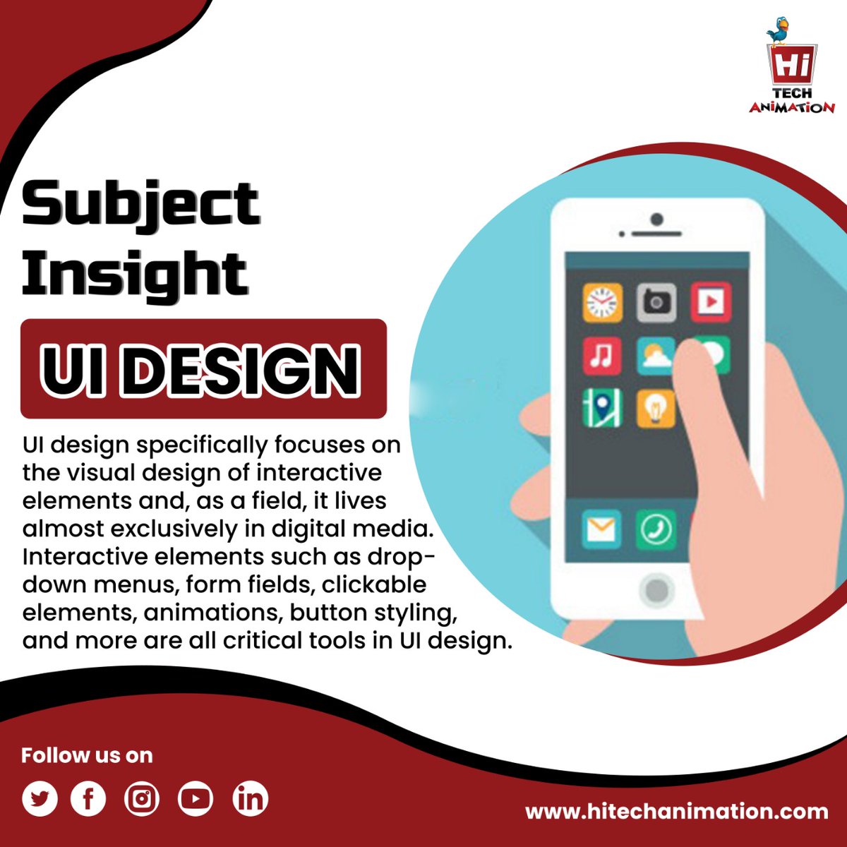 moopleanimation's tweet photo. User interface design or user interface engineering is the design of user interfaces for machines and software, such as computers, home appliances and other electronic devices.
https://t.co/zV9G6mQMkF
Call Us :+91 9831808080
#hitechanimation #UIdesign #careeroptions #brightfuture https://t.co/54zd3Fljnz