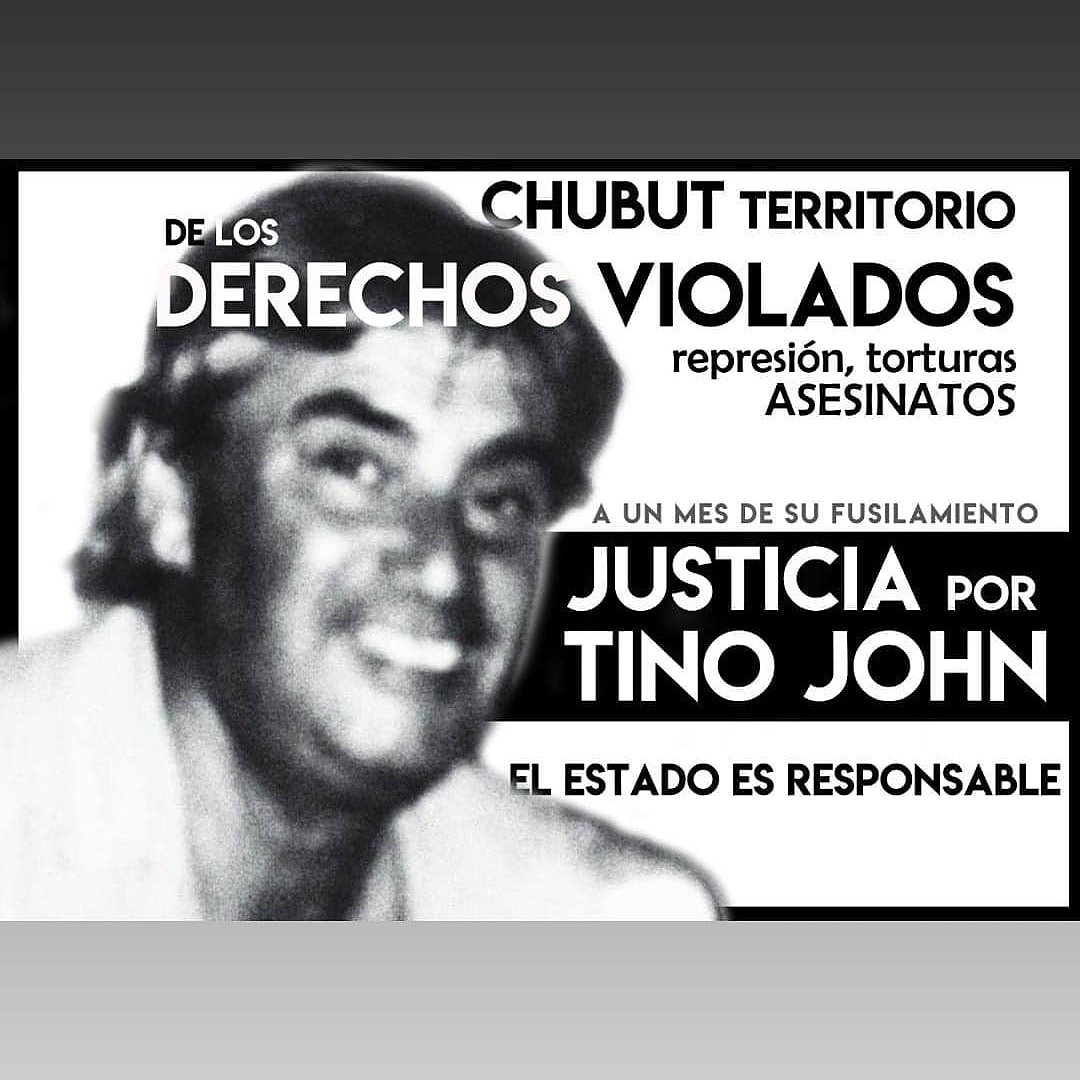 TinoClau's tweet photo. TINO JOHN, ASESINADO 
EL 27 DE MAYO DE 2021
POR EL GEOP DE LA POLICIA DE CHUBUT
NINGUN MEDIO DE COMUNICACION NACIONAL ,  HA DIFUNDIDO  EL CRIMEN...¿ POR QUE? https://t.co/vy48m2j9t5 https://t.co/azFsKWOlpP