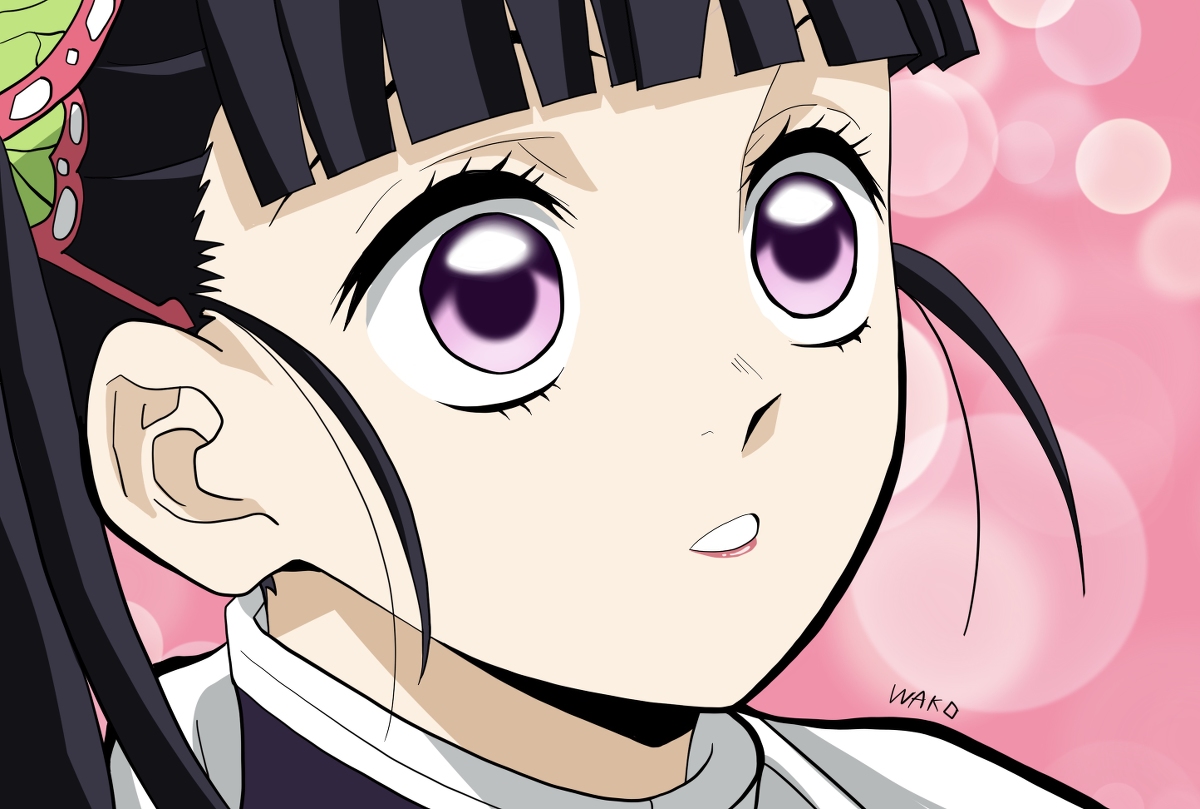 栗花落カナヲを可愛く描いて！というリクエストでチャレンジ！ #鬼滅の