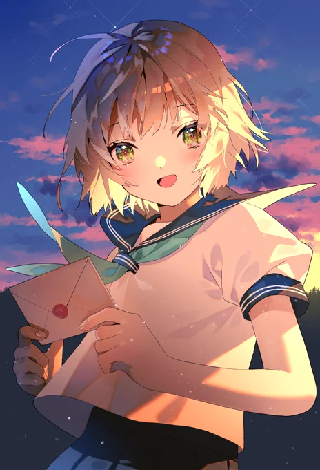 skebで描かせていただいた納品済絵!
 https://t.co/5UdEFaa0lr 