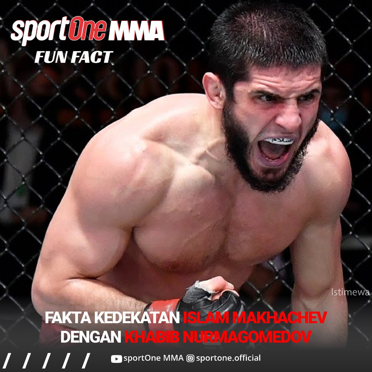 tvOneNews's tweet photo. Memiliki wajah yang mirip, ternyata Islam Makhachev memiliki kedekatan dengan Khabib Nurmagomedov. Inilah fakta kedekatan keduanya! #sportOneMMA #sportOneFunFact https://t.co/duIt1xZO3h