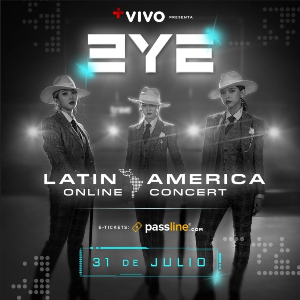 dkInitiative's tweet photo. 3YE will be the first KPOP group to offer an exclusive streaming show for Latin America via + VIVO platform on July 31.
Platform: https://t.co/hNWHJASils
Tickets: https://t.co/a1S2ZvWqSU
#3ye #GHEntertainment https://t.co/VazOBXRReU