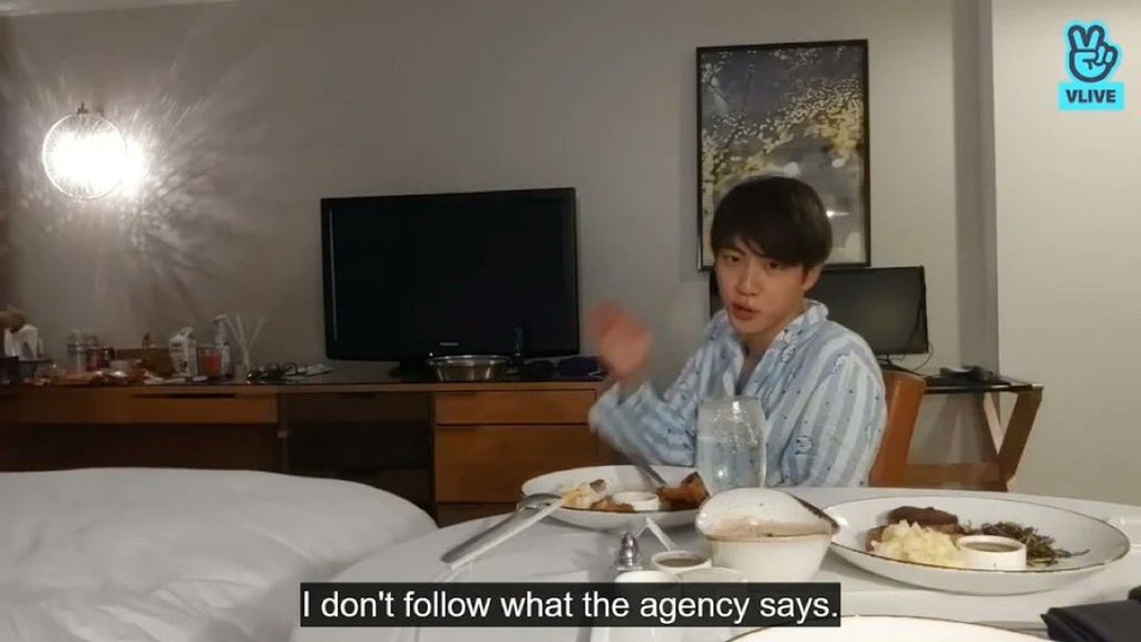 orphicJJK's tweet photo. Starting with Jin vs Big Hit https://t.co/UDf5xYlek2