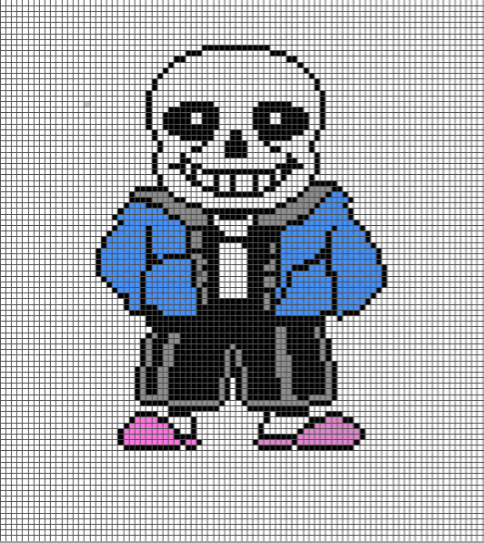 Pixilart - sans by xxArteyDestroyx