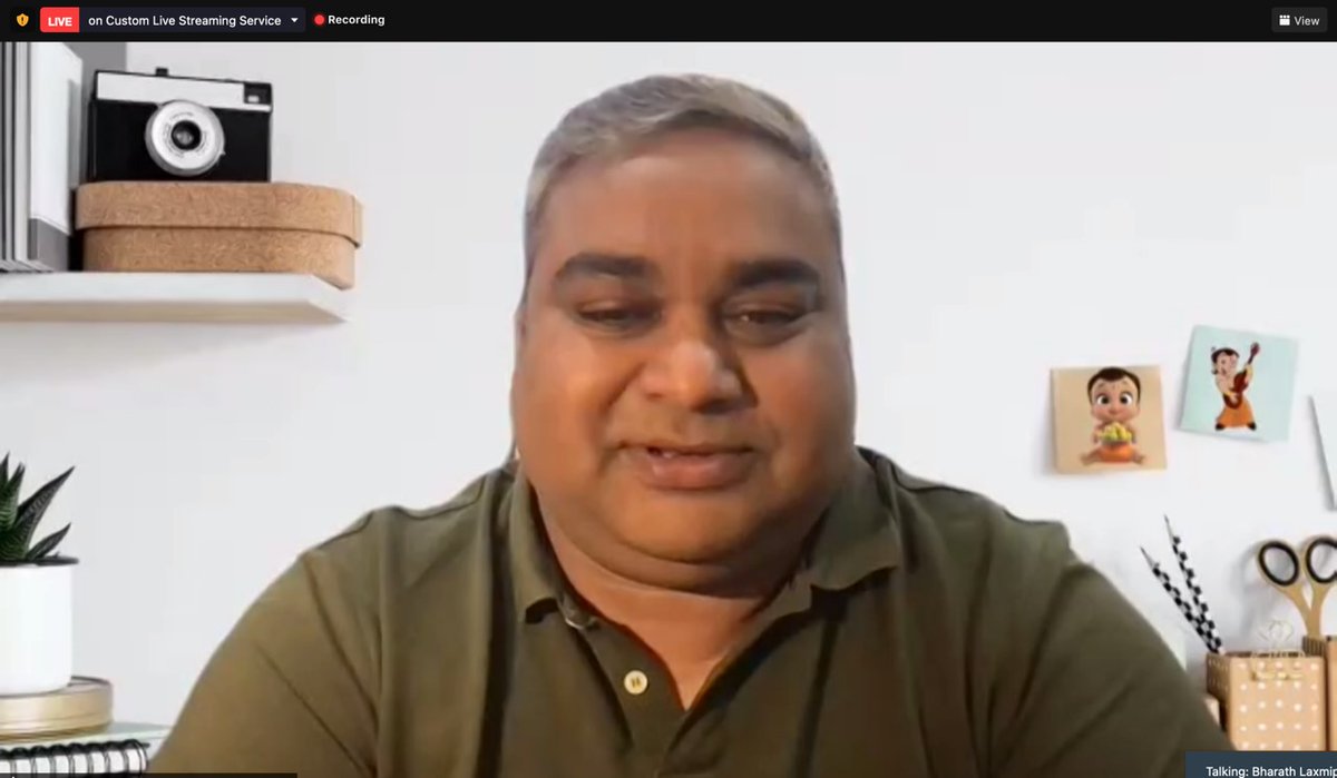 AnimationXpress's tweet photo. Bharath Laxmipati:
Green Gold Animation is always attempting to do new things and we have fairly succeeded in opening new avenues and opportunities.
The key is always going to be creating compelling content. Once you are able to do that it will work for any platform.

#KAMSummit https://t.co/Xz0GJ6XP15
