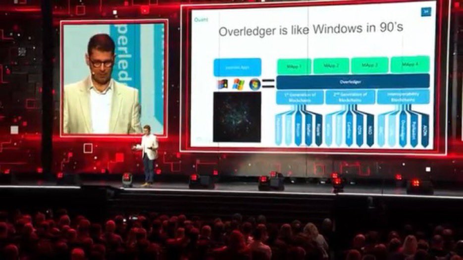 Qumfy's tweet photo. #Overledger is like windows in the 90’s

@gverdian developed the standard [TC307] &amp; open digital asset protocol [ODap] that will push crypto into the mainstream! 

@quantnetwork is bringing about the adoption that blockchain so desperately needs. #TopDownApproach 

$QNT https://t.co/kKIkqG4q5p