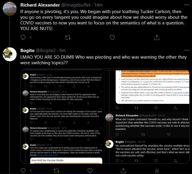 Bogite2's tweet photo. @Imagebuffet @_animal_spirits @meiselasb @OccupyDemocrats Logic isn't getting to you and you started ad-homs first so I thought i'd get involved. Anyways, remember this? https://t.co/ORSzs9NtZH